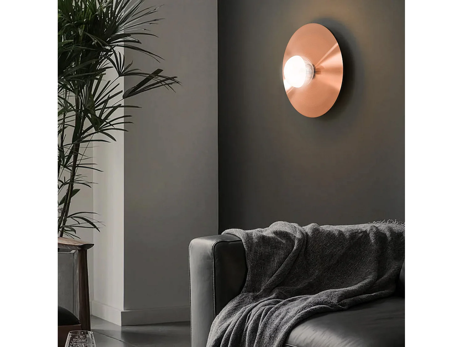 Wandlamp Toolight App1420-W Rose Gold