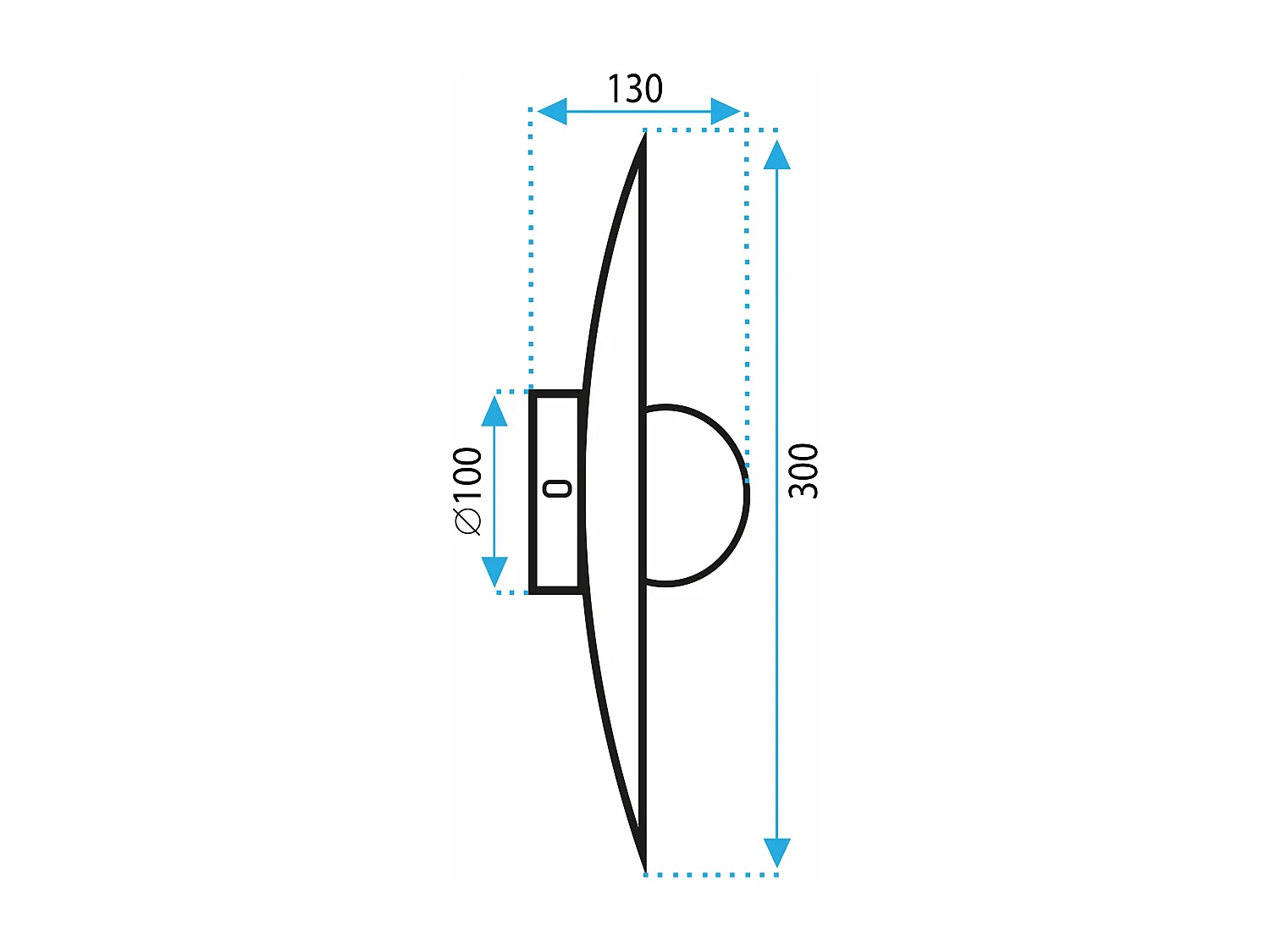 Wandlamp Toolight App1420-W Rose Gold