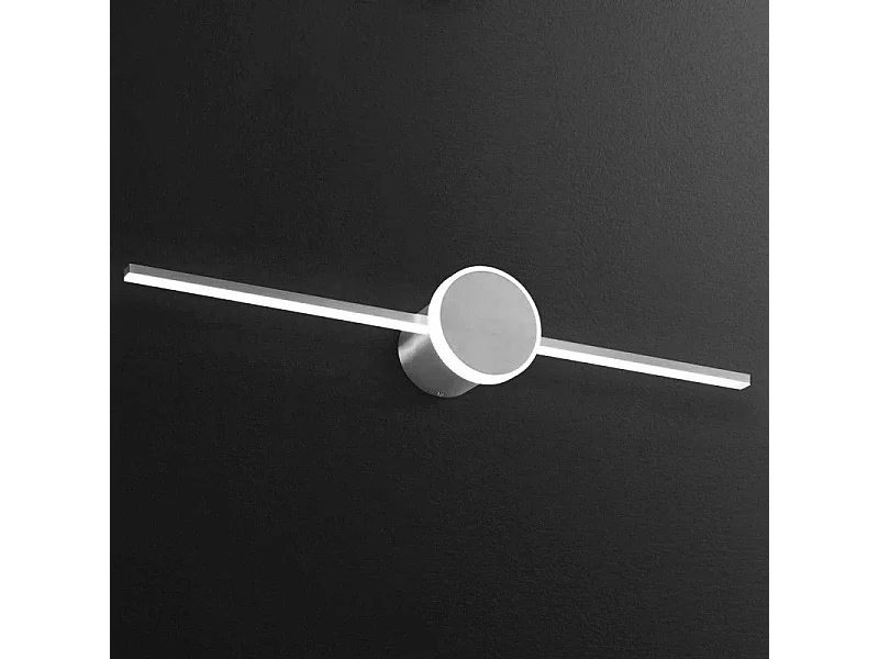Lámpara De Pared Toolight Led App847-1W Round 80Cm Chrome