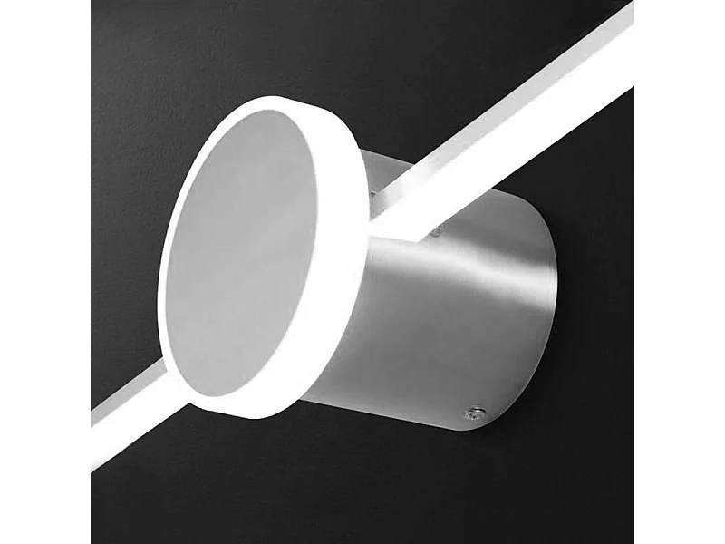 Lámpara De Pared Toolight Led App847-1W Round 80Cm Chrome