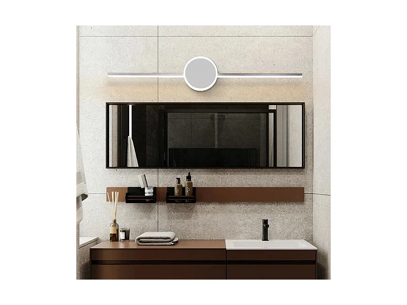 Applique Murale Toolight Led App847-1W Round 80Cm Chrome