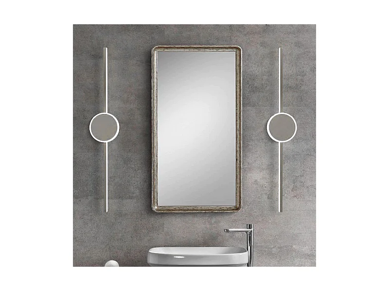 Applique Murale Toolight Led App847-1W Round 80Cm Chrome