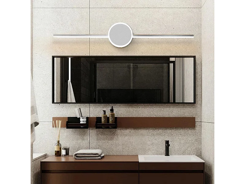 Applique Murale Toolight Led App847-1W Round 80Cm Chrome