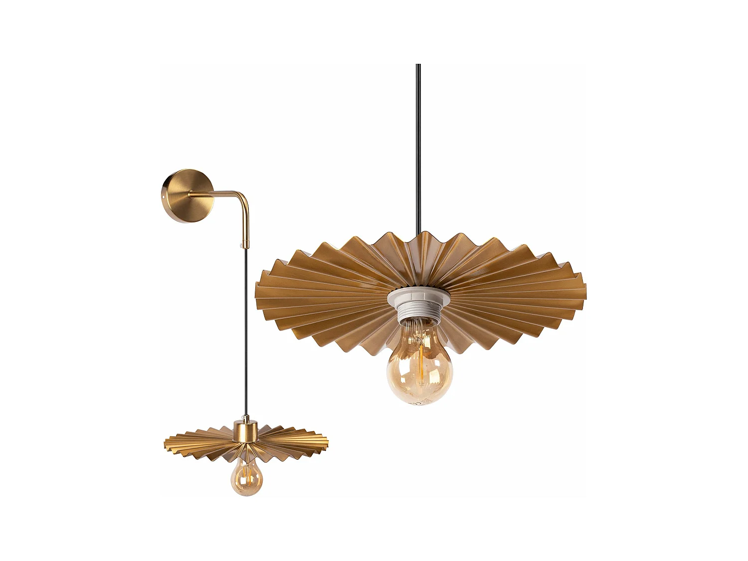 Wandlampe Toolight App1356-1W 30Cm Brush Gold