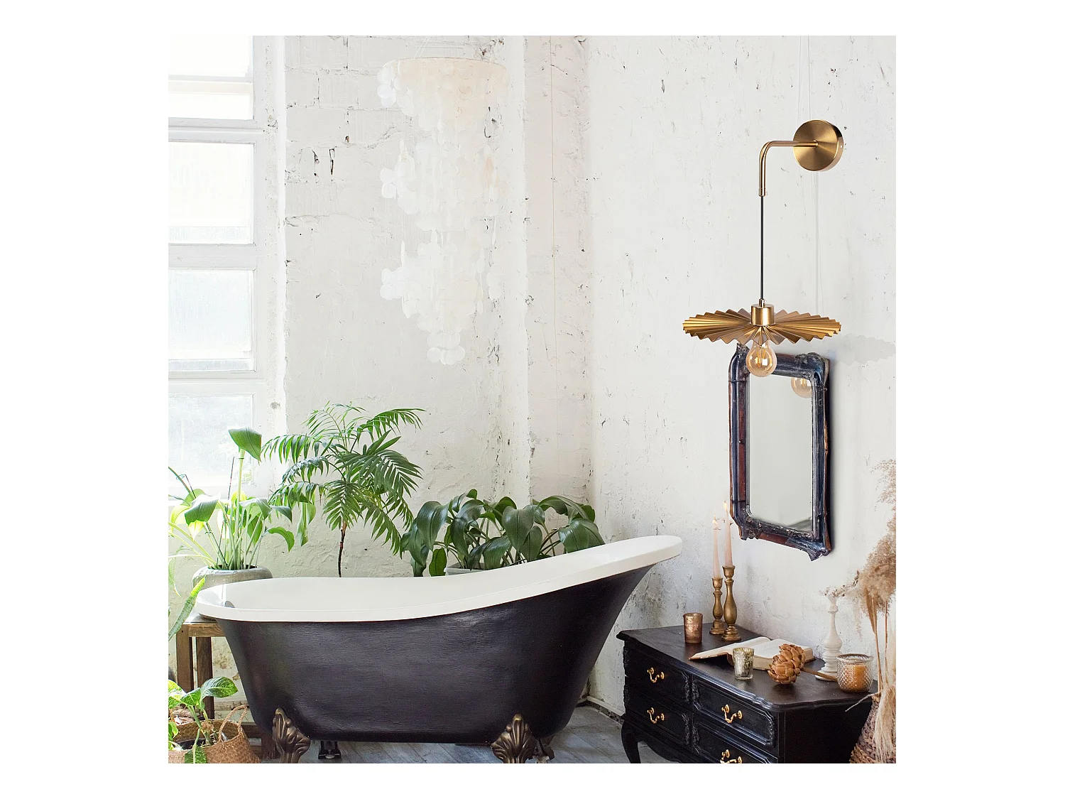 Wandlampe Toolight App1356-1W 30Cm Brush Gold