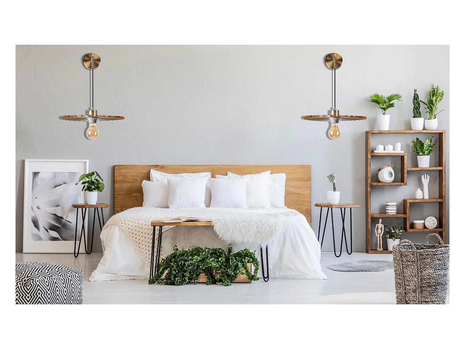 Wandlampe Toolight App1356-1W 30Cm Brush Gold