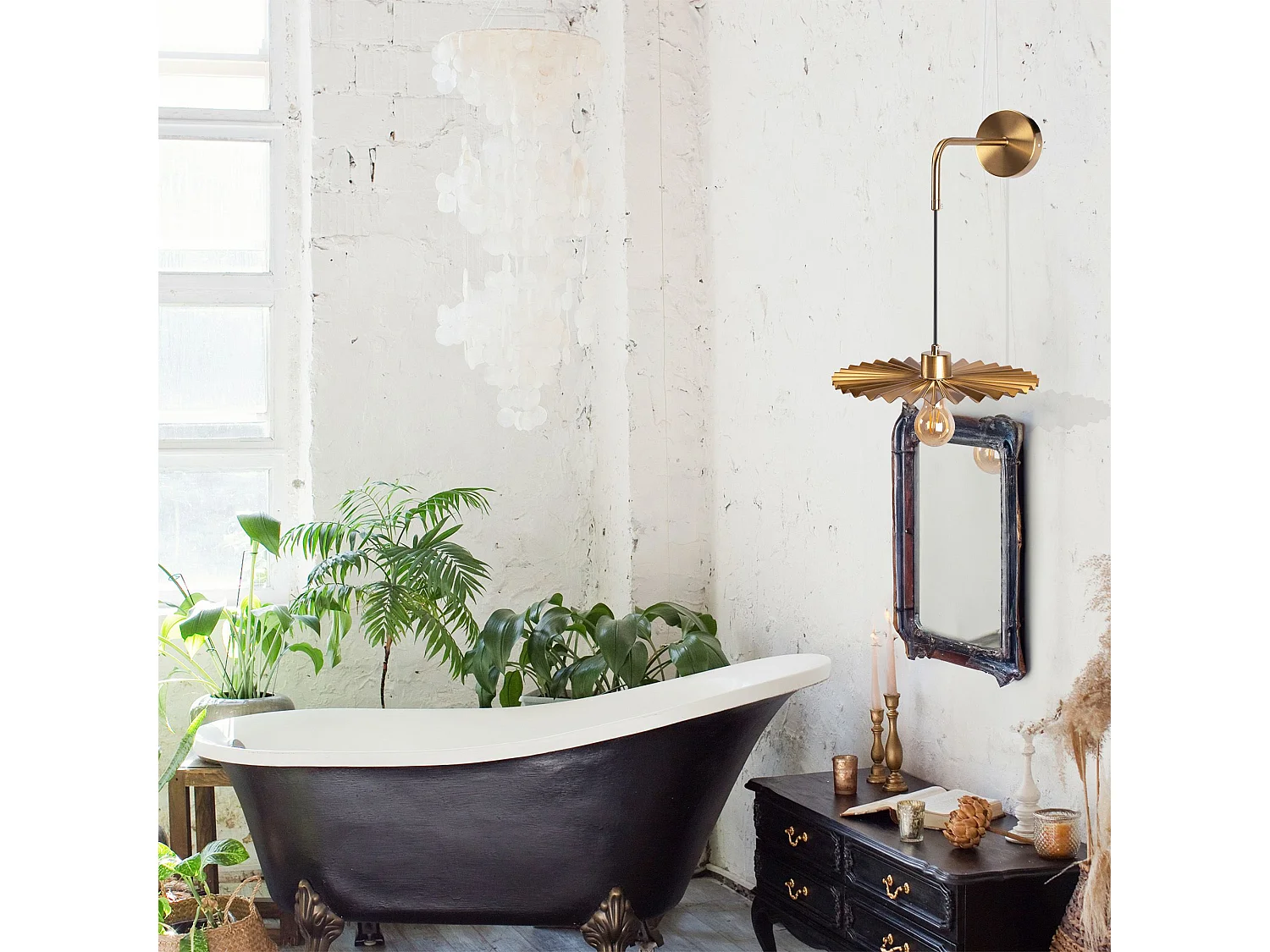 Lampada Da Parete Toolight App1356-1W 30Cm Brush Gold