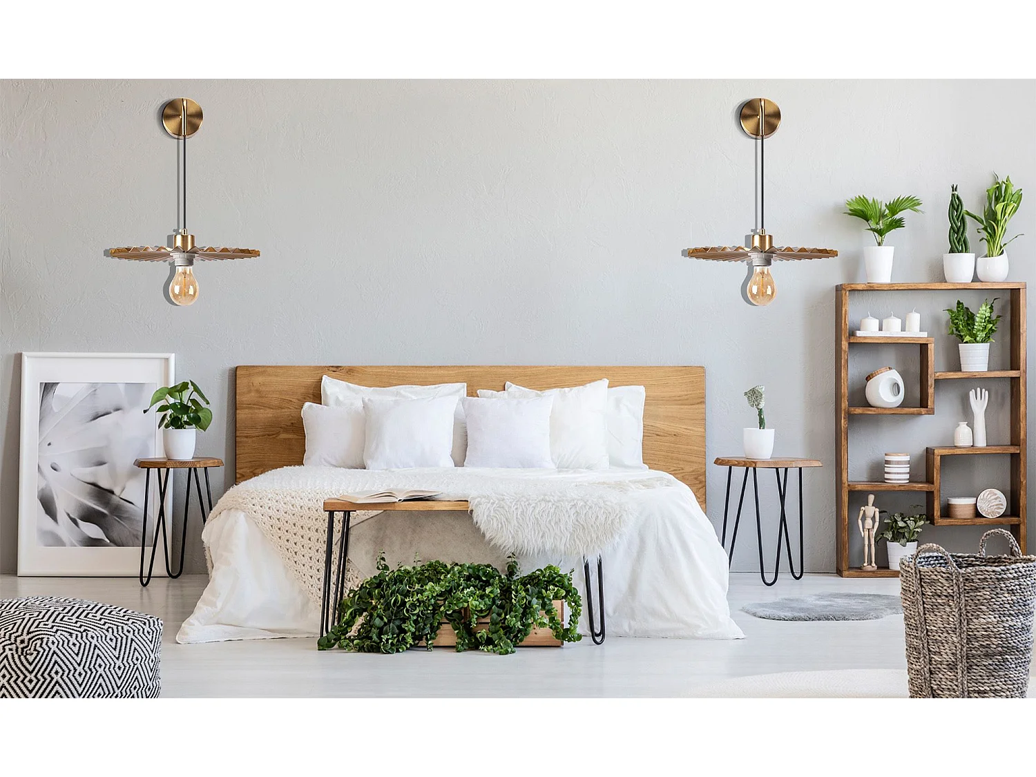 Lampada Da Parete Toolight App1356-1W 30Cm Brush Gold