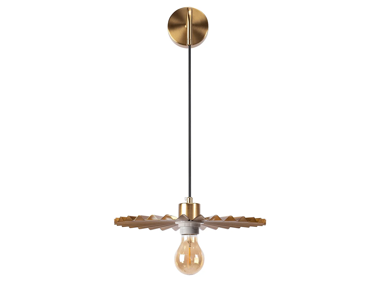 Toolight APP1356-1W væglampe børstet guld 21,5X30X5CM