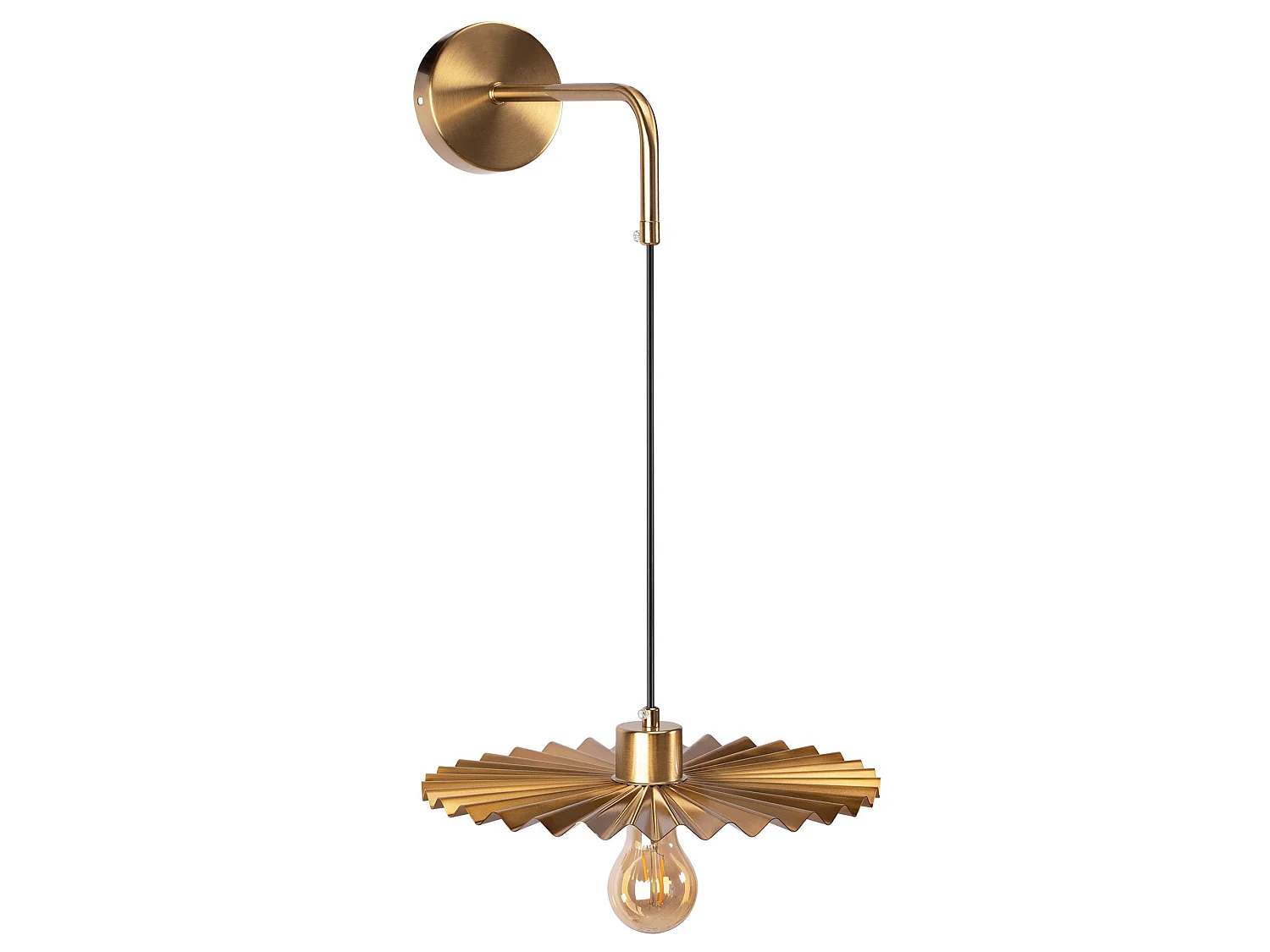 Toolight APP1356-1W væglampe børstet guld 21,5X30X5CM
