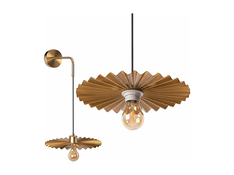 Lampada Da Parete Toolight App1356-1W 30Cm Brush Gold