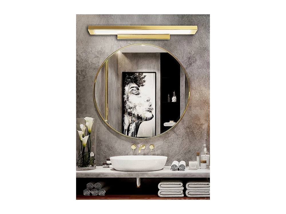 Wandlampe Toolight Led App836-1W Flat 40Cm Gold