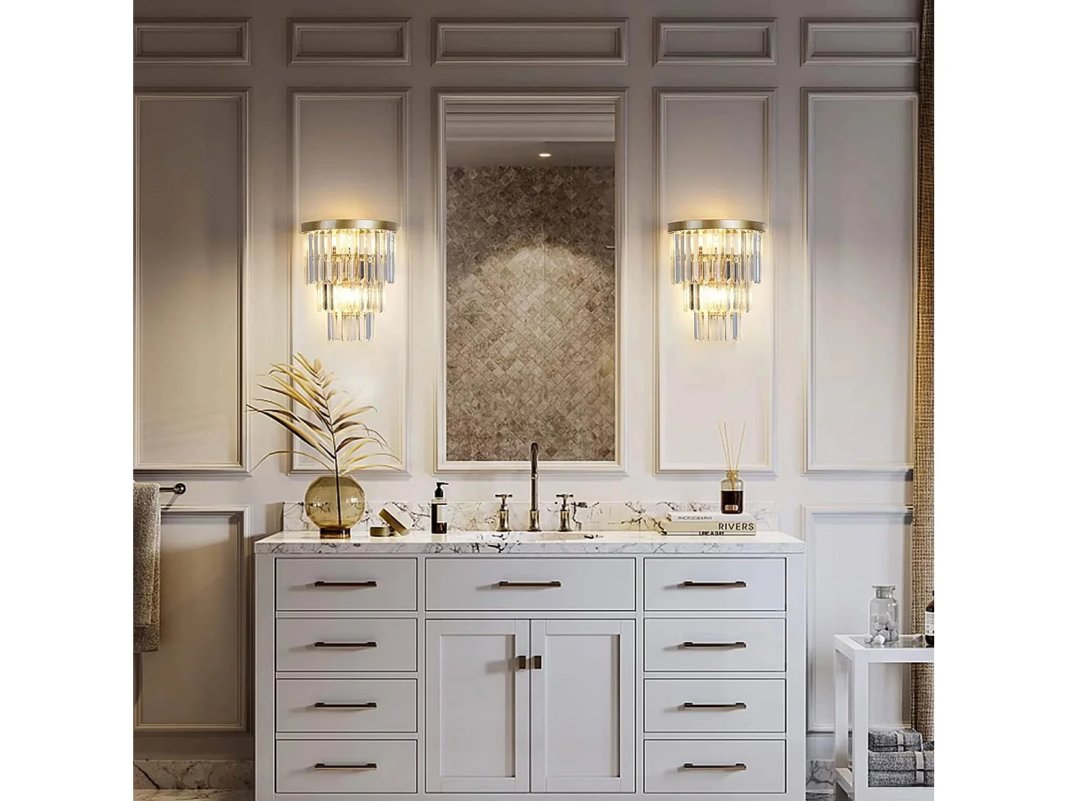 Wandlampe Toolight App1535-1W Gold