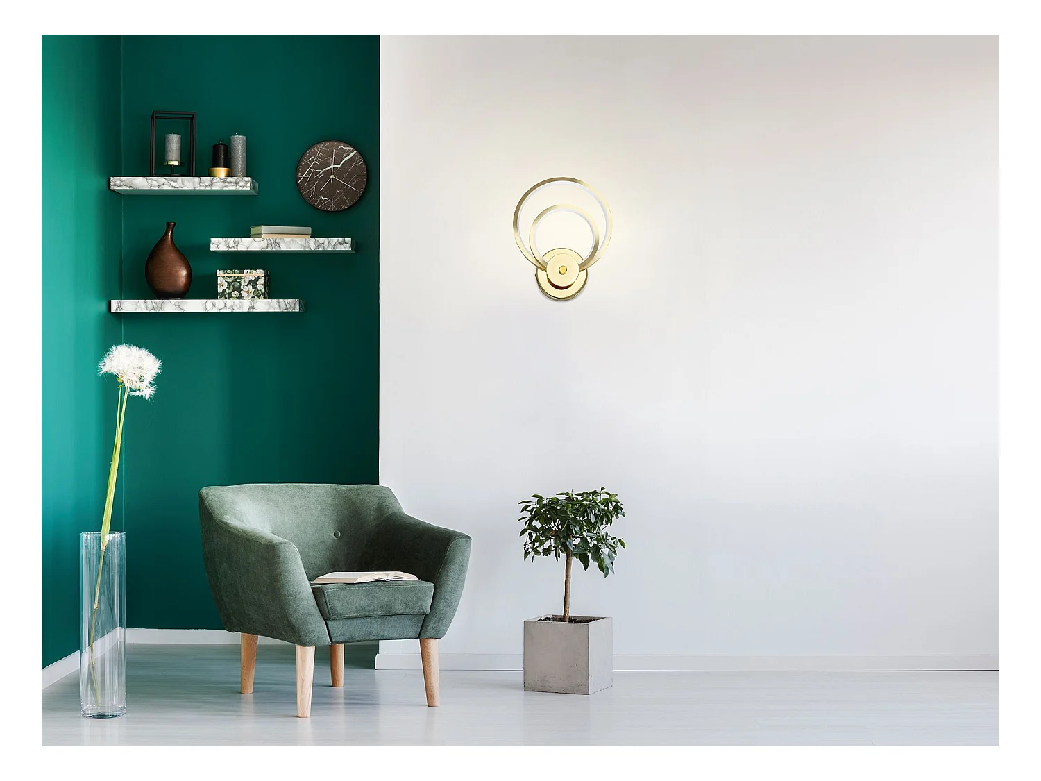 Wandlampe Toolight App1043-W Gold