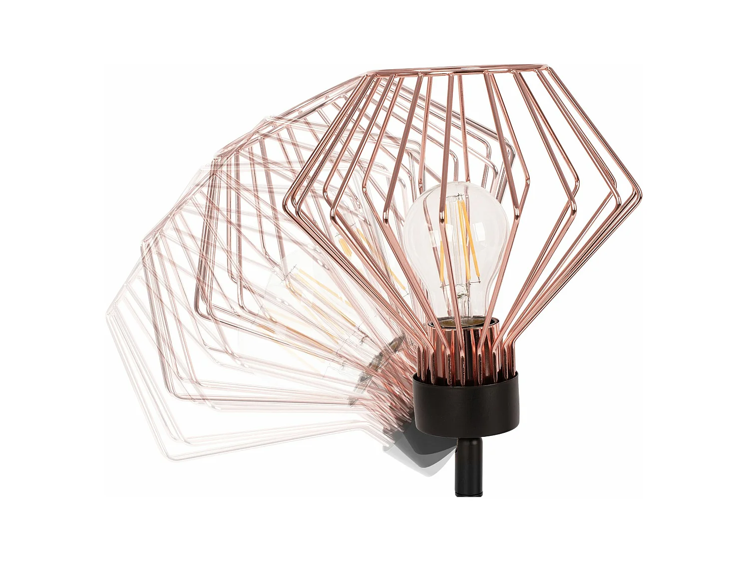 Applique Murale Toolight App534-1W Black Gold