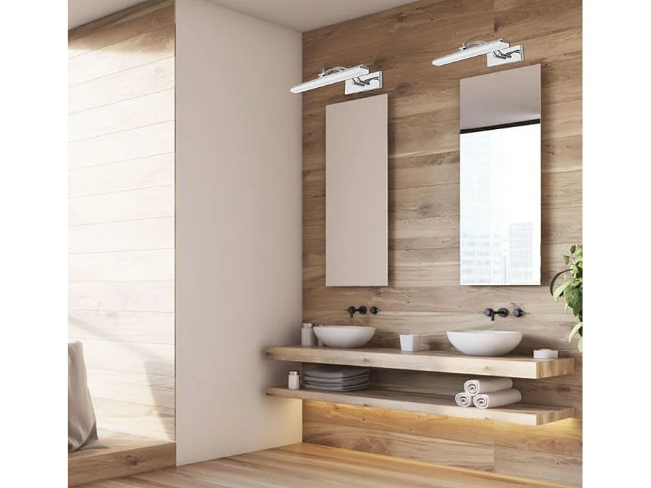 Applique Murale Toolight Led App372-1W 40Cm Chrome