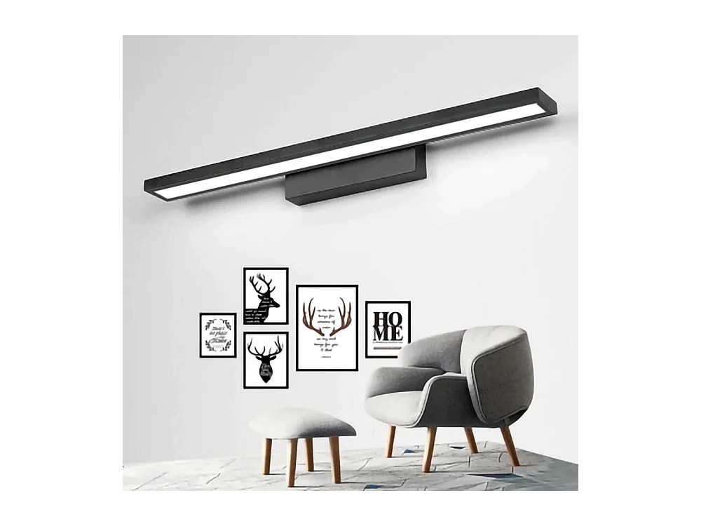 Applique Murale Toolight Led App840-1W 60Cm Black