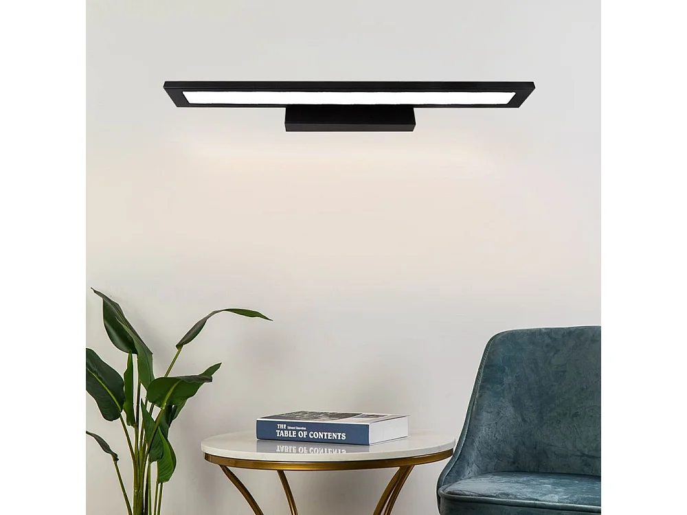 Applique Murale Toolight Led App840-1W 60Cm Black