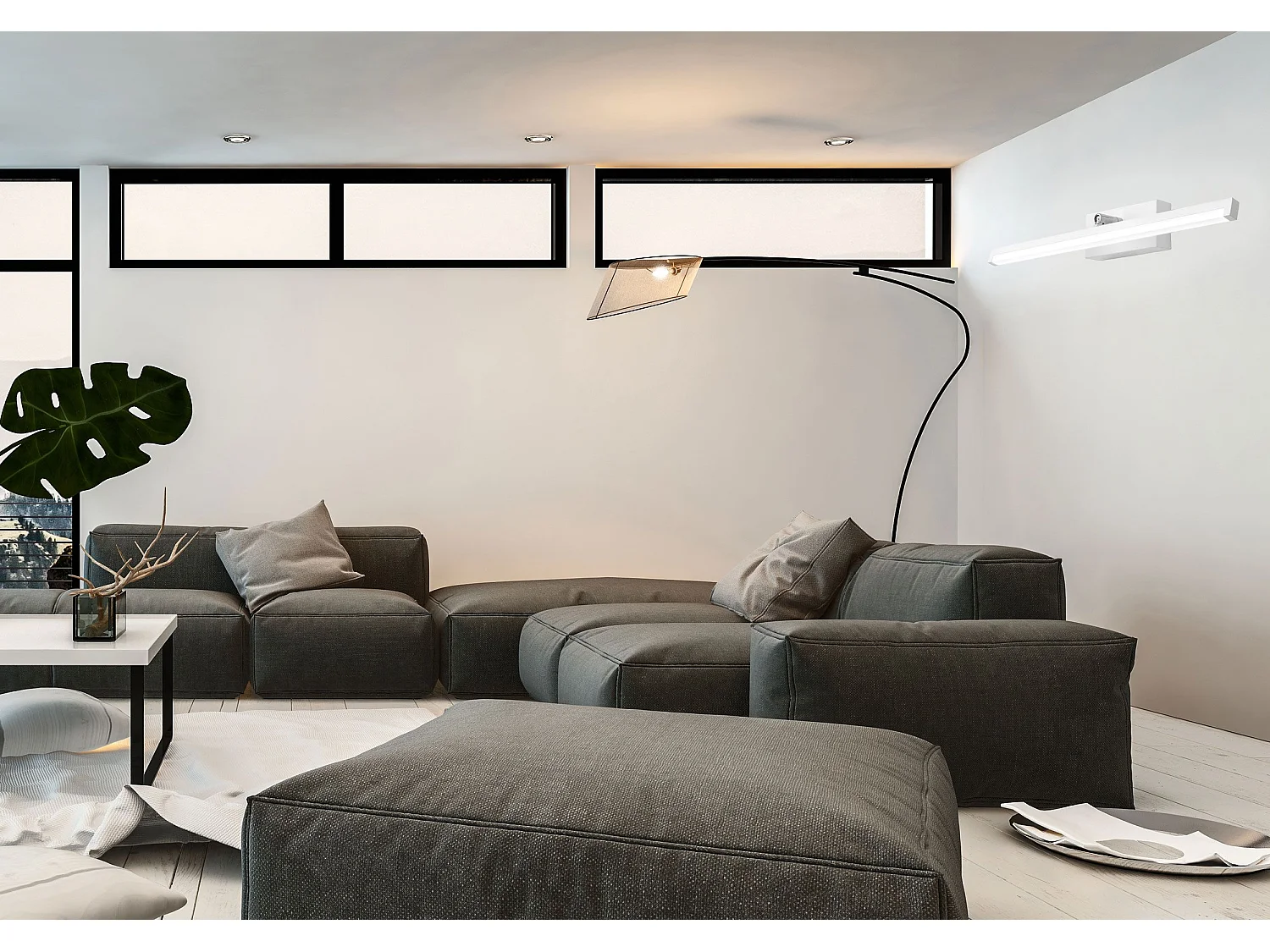 Wandlamp Toolight Led App374-1W 50Cm White