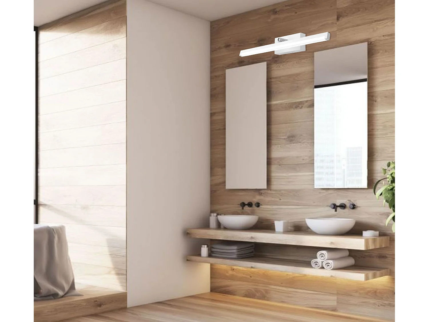 Lâmpada De Parede Toolight Led App374-1W 50Cm White