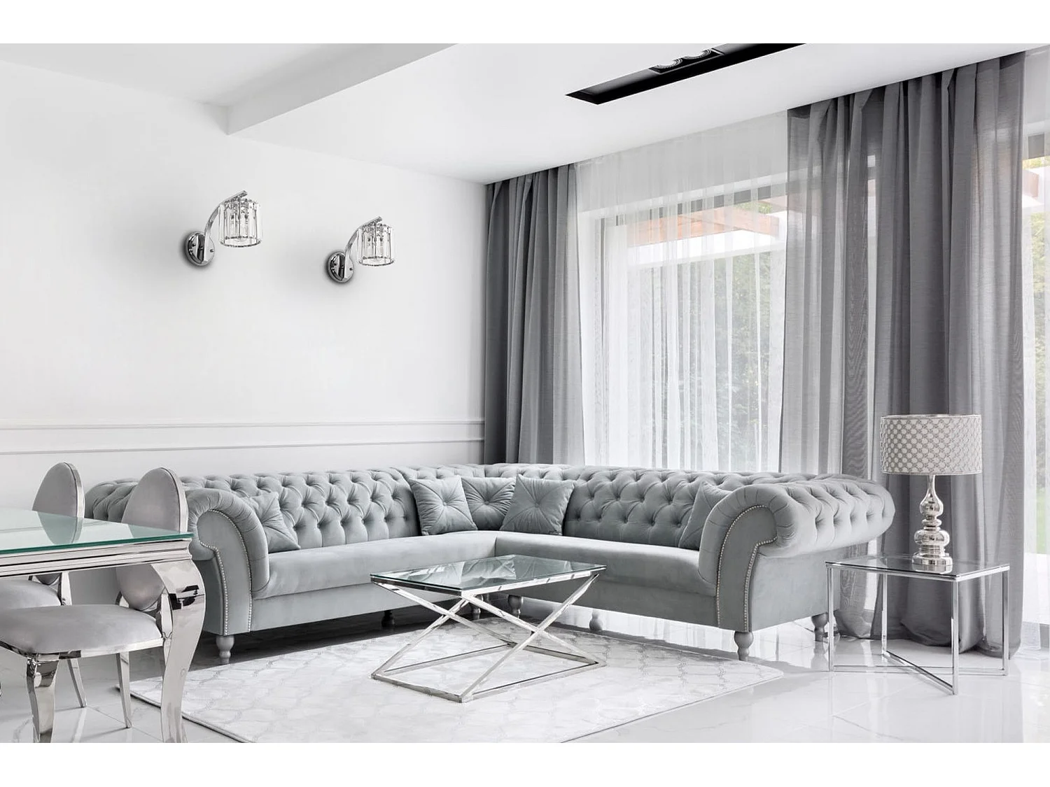 Applique Murale Toolight App509-1W Chrome