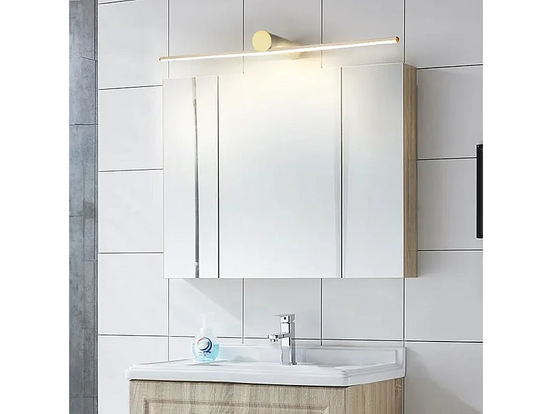 Lâmpada De Parede Toolight Led App1345-W 60Cm Brush Gold