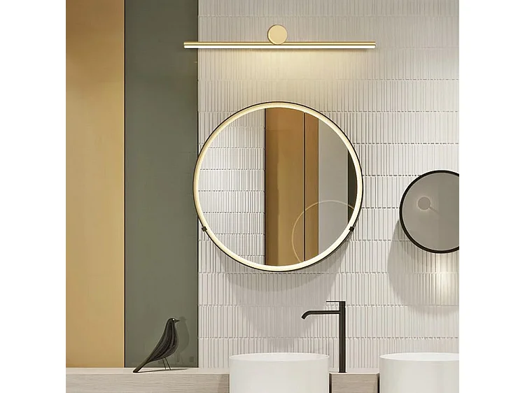 Lâmpada De Parede Toolight Led App1345-W 60Cm Brush Gold