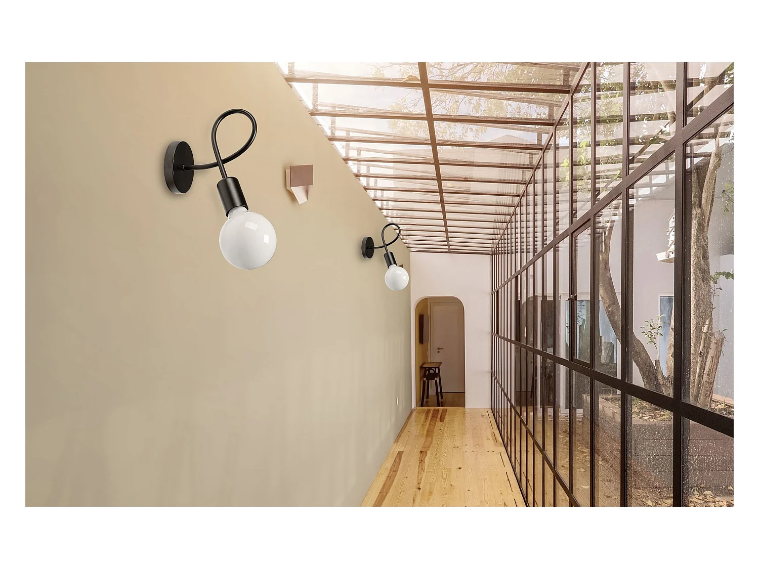 Applique Murale Toolight 392199 Paradise Black