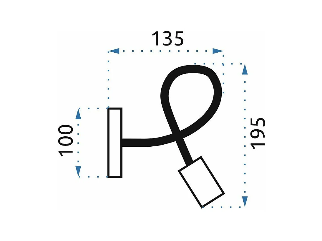 Applique Murale Toolight 392199 Paradise Black