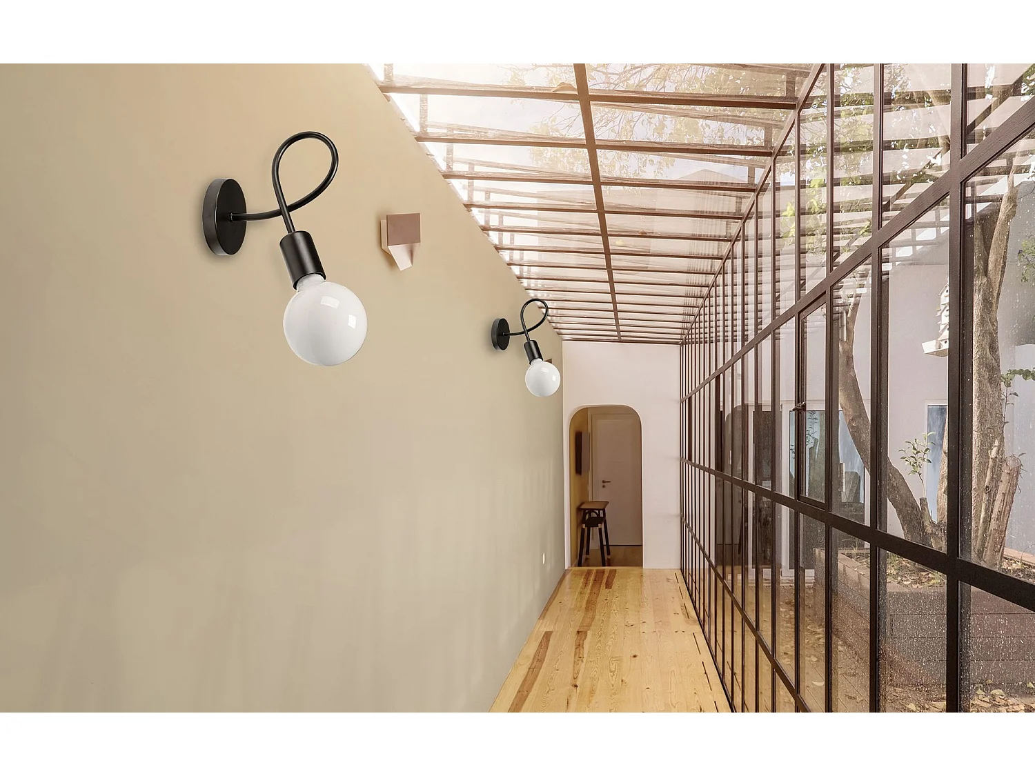 Applique Murale Toolight 392199 Paradise Black