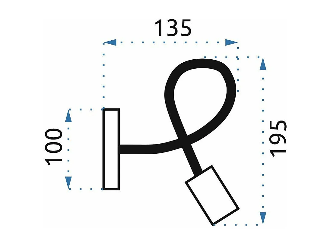 Applique Murale Toolight 392199 Paradise Black