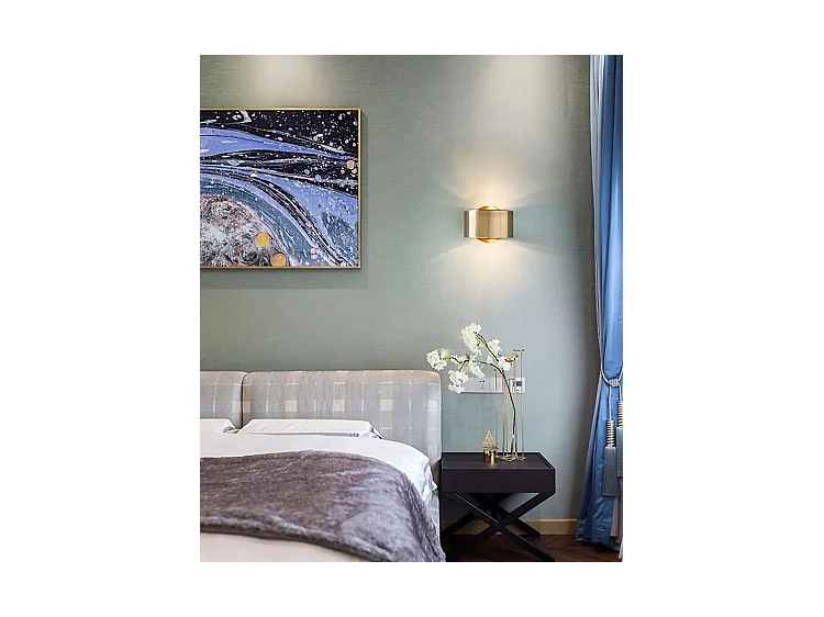 Lâmpada De Parede Toolight App990-1W Gold