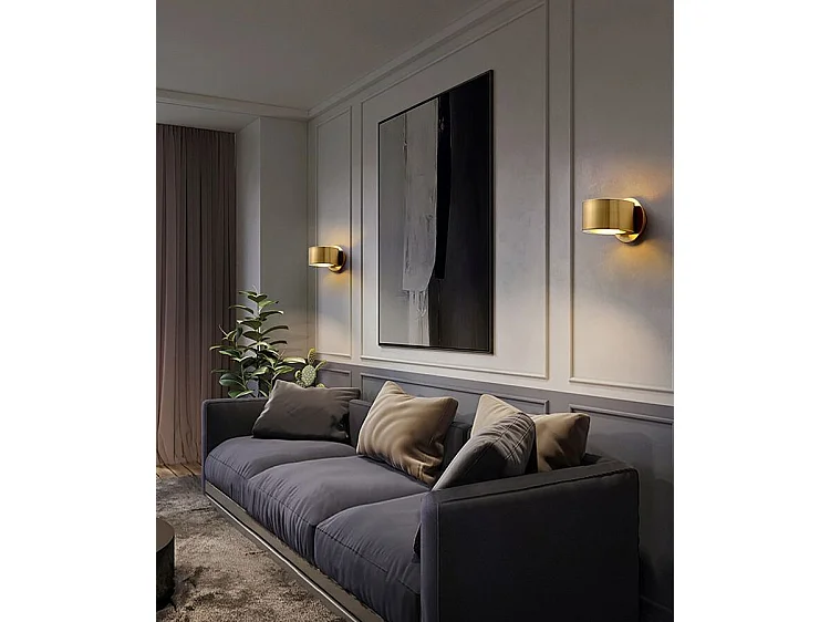 Lampada Da Parete Toolight App990-1W Gold