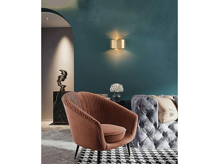 Lampada Da Parete Toolight App990-1W Gold