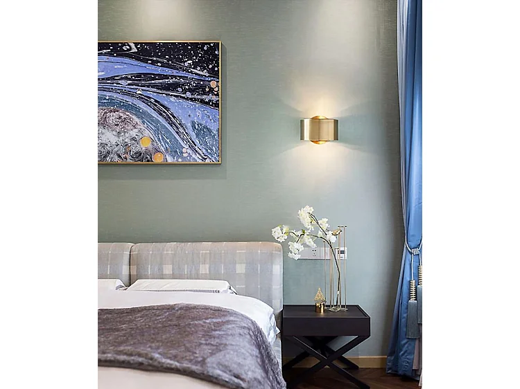 Lampada Da Parete Toolight App990-1W Gold