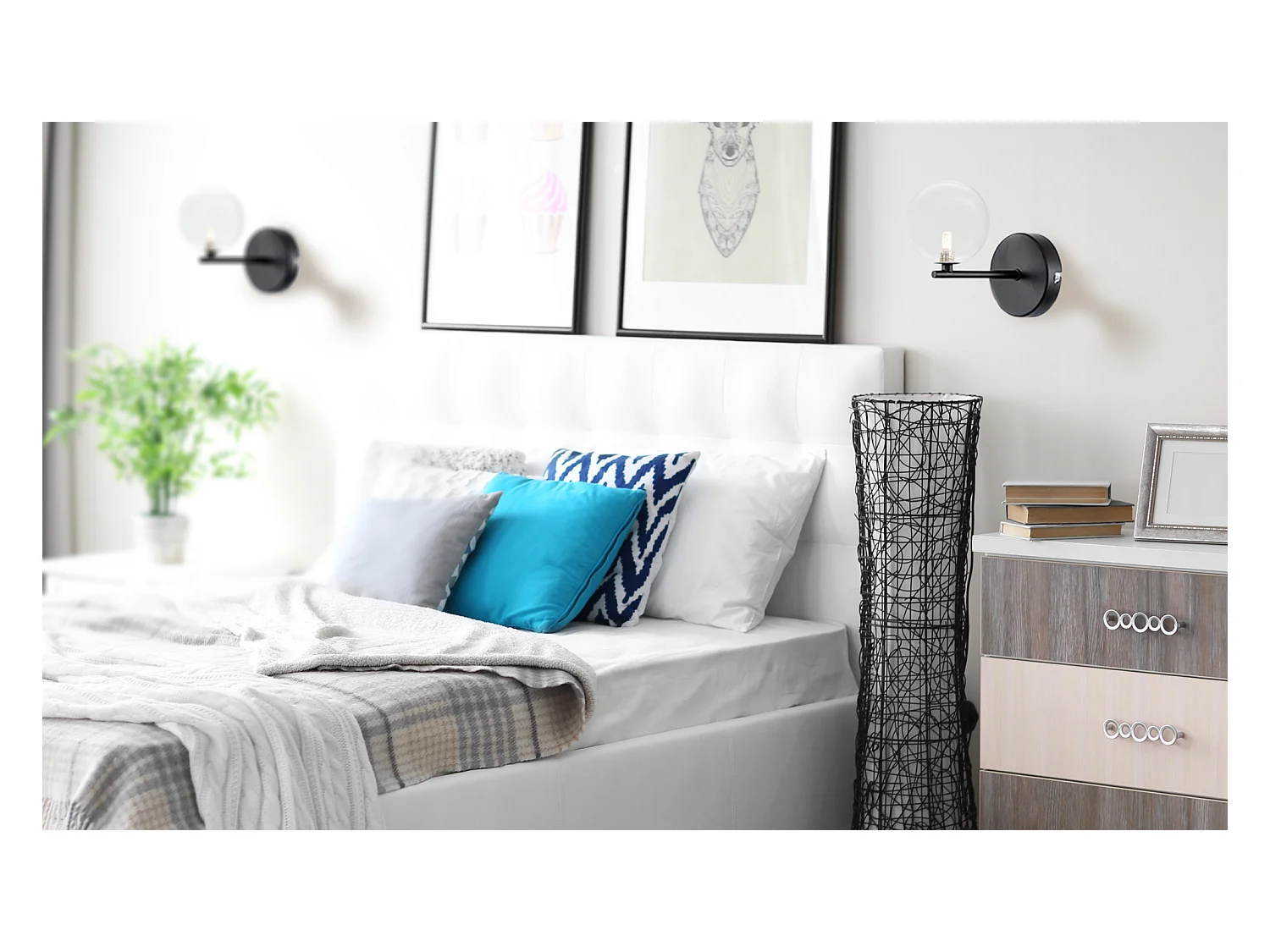 Applique Murale Toolight App1160-1W Black