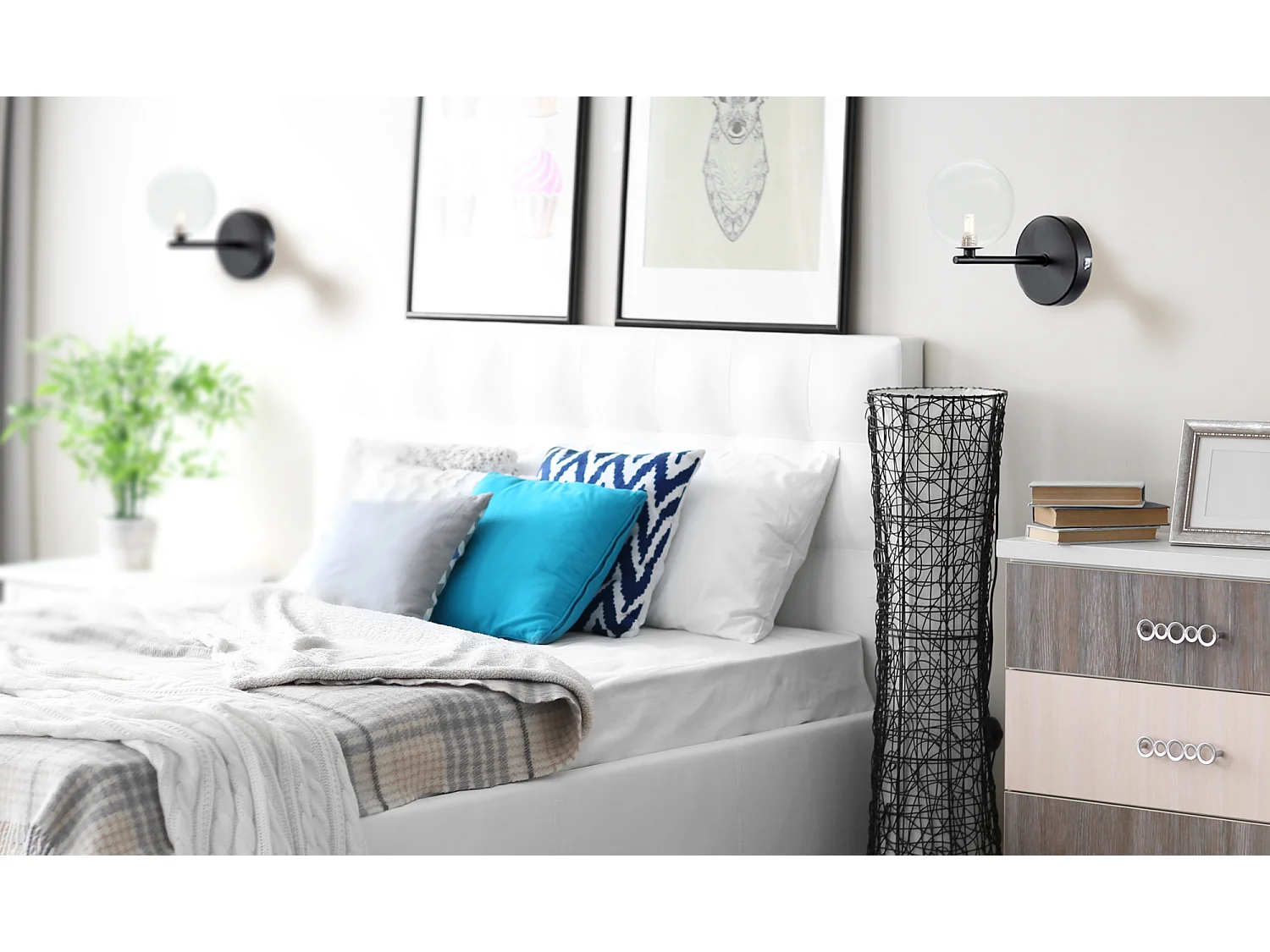 Applique Murale Toolight App1160-1W Black