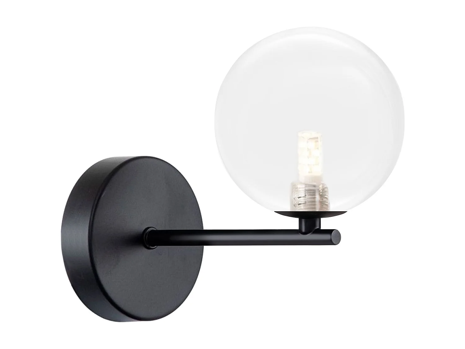 Toolight APP1160-1W væglampe sort 17X10X17CM