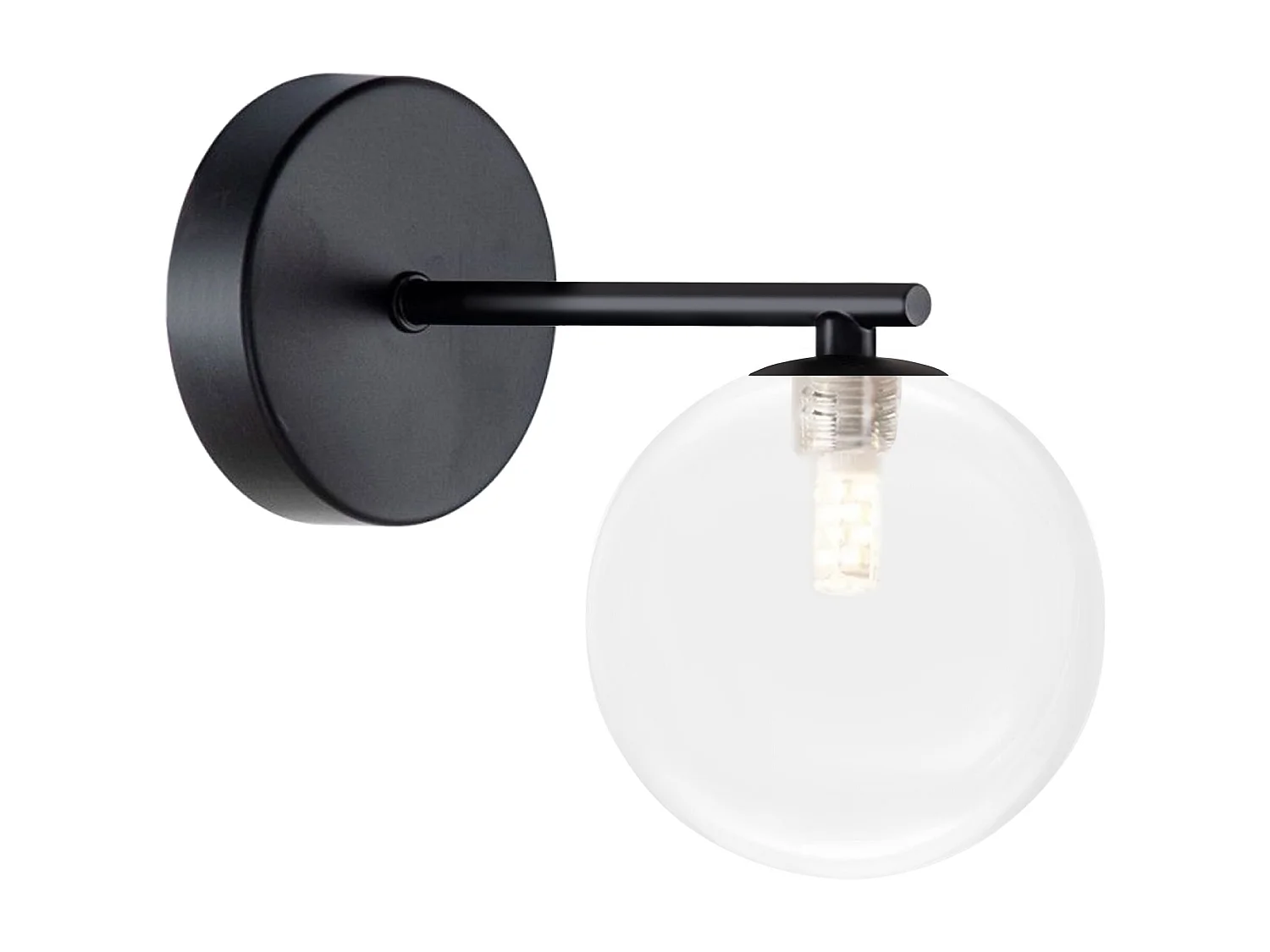 Toolight APP1160-1W væglampe sort 17X10X17CM
