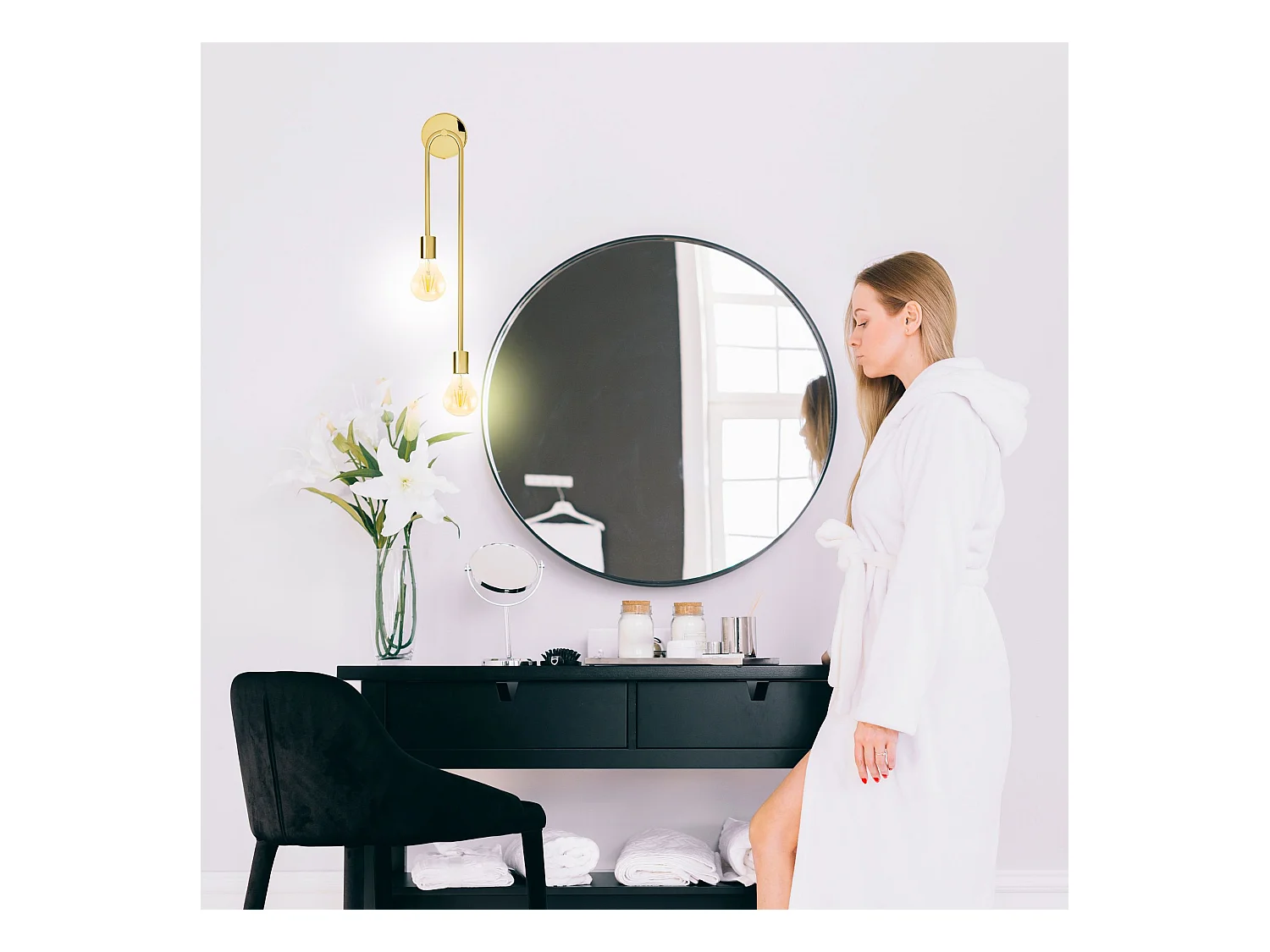 Applique Murale Toolight App1148-2W Gold