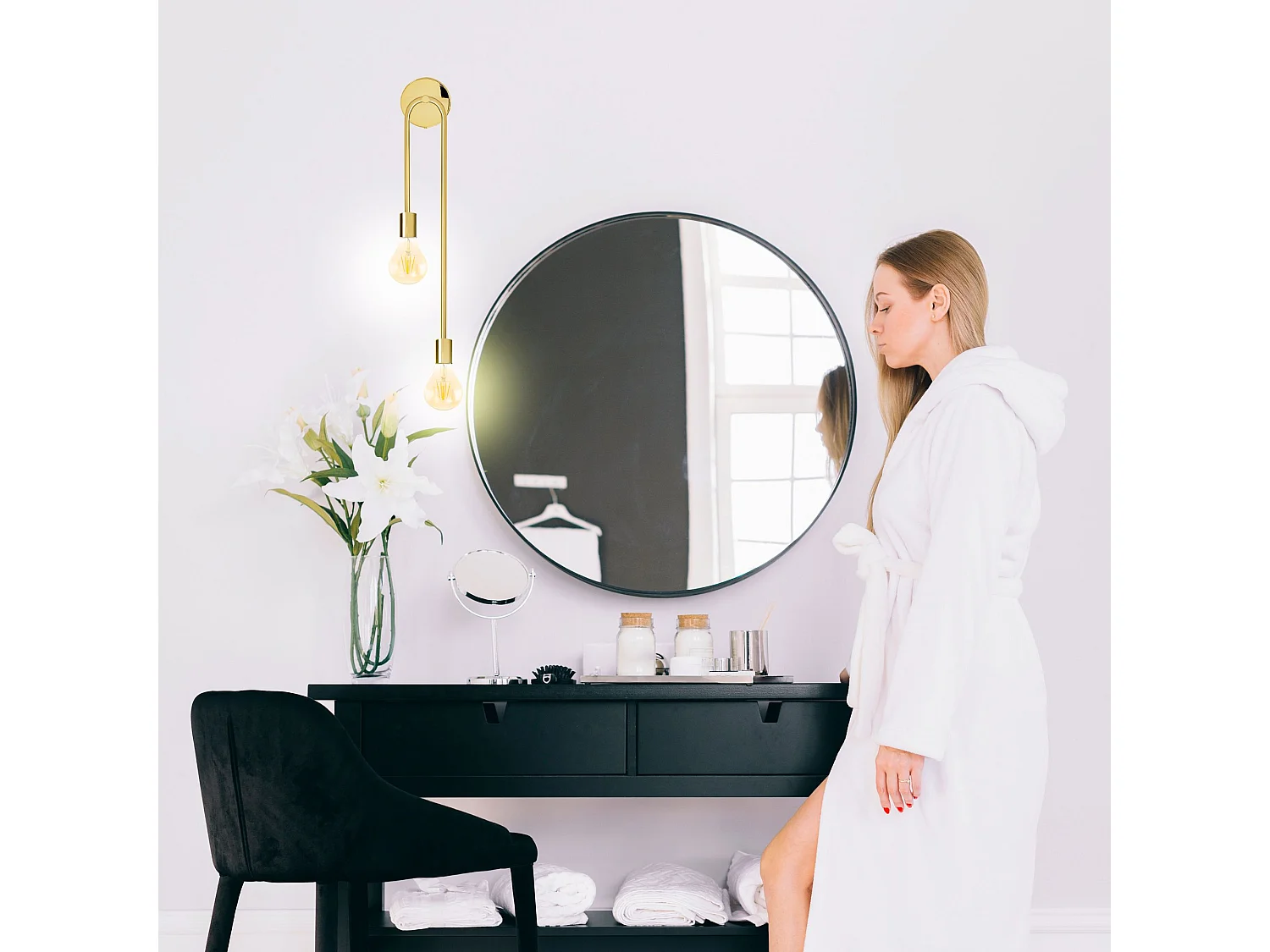 Applique Murale Toolight App1148-2W Gold