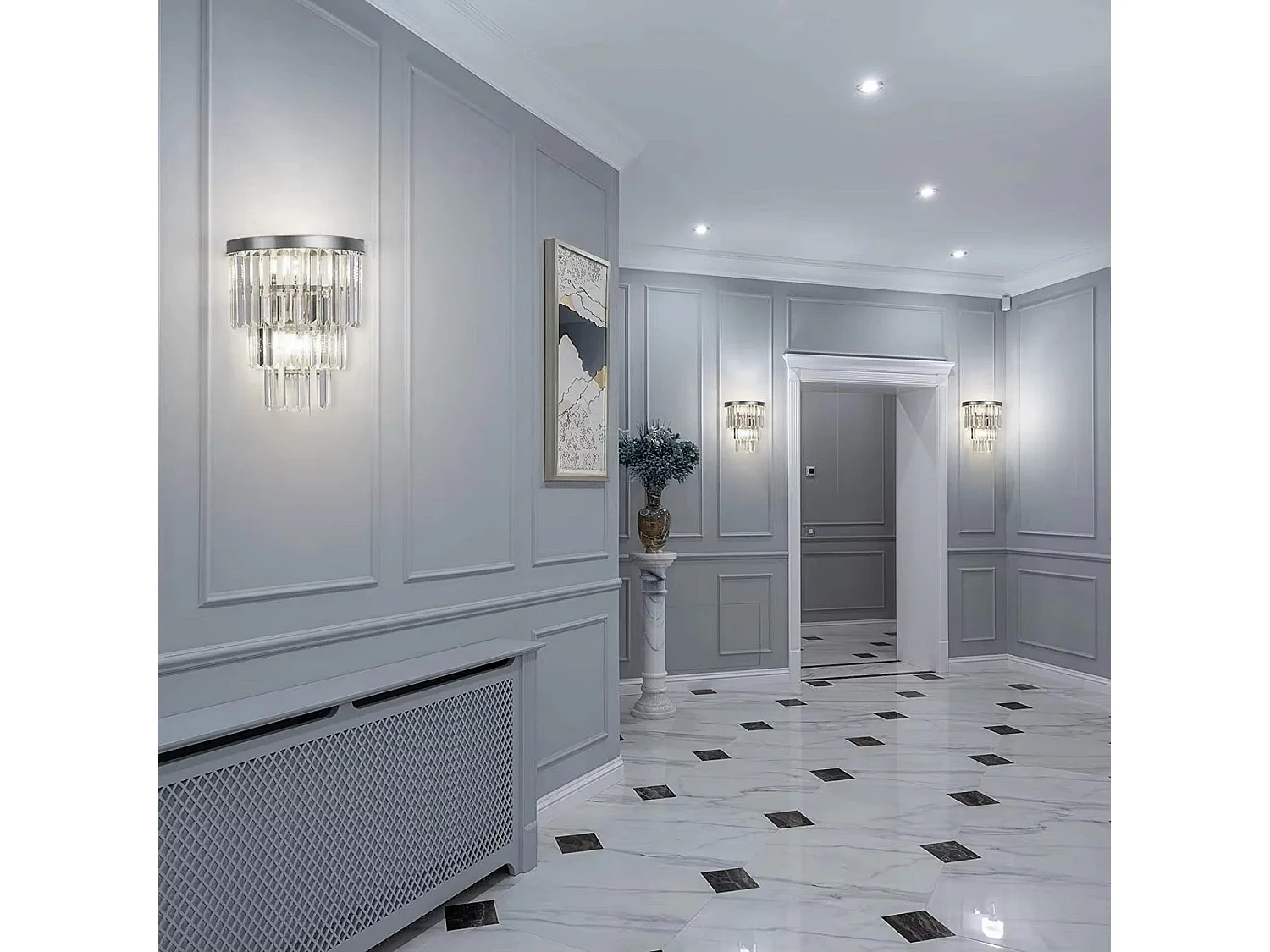 Wandlamp Toolight App1536-1W Chrome