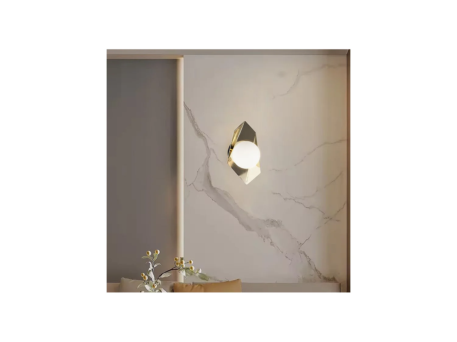 Lampada Da Parete Toolight App1411-W Black