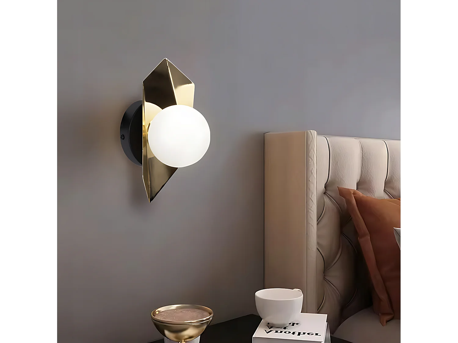 Lampada Da Parete Toolight App1411-W Black