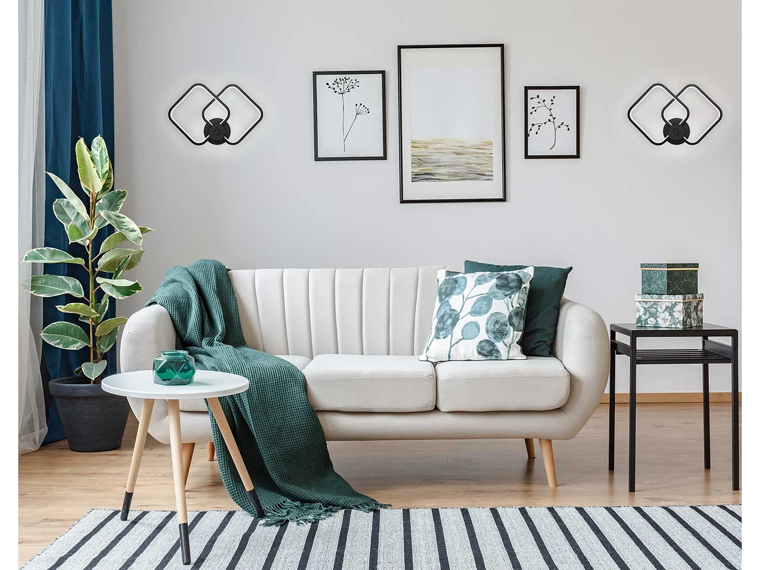 Applique Murale Toolight App1044-W Black