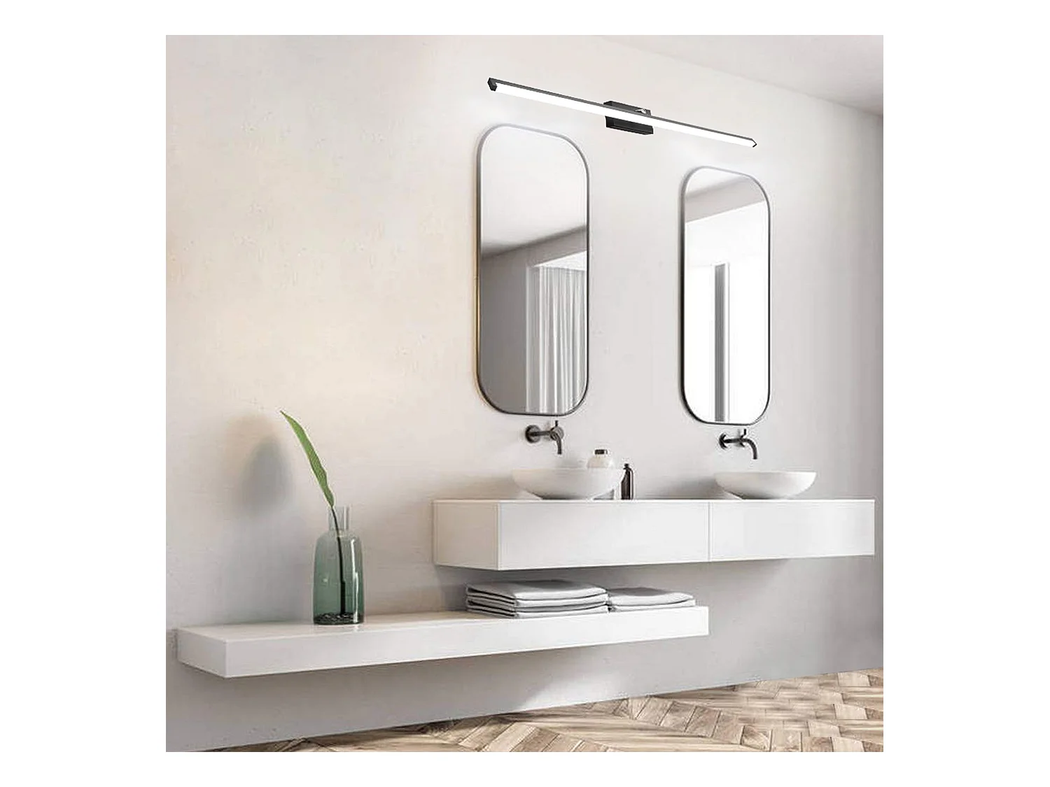 Applique Murale Toolight Led App375-1W 100Cm Black