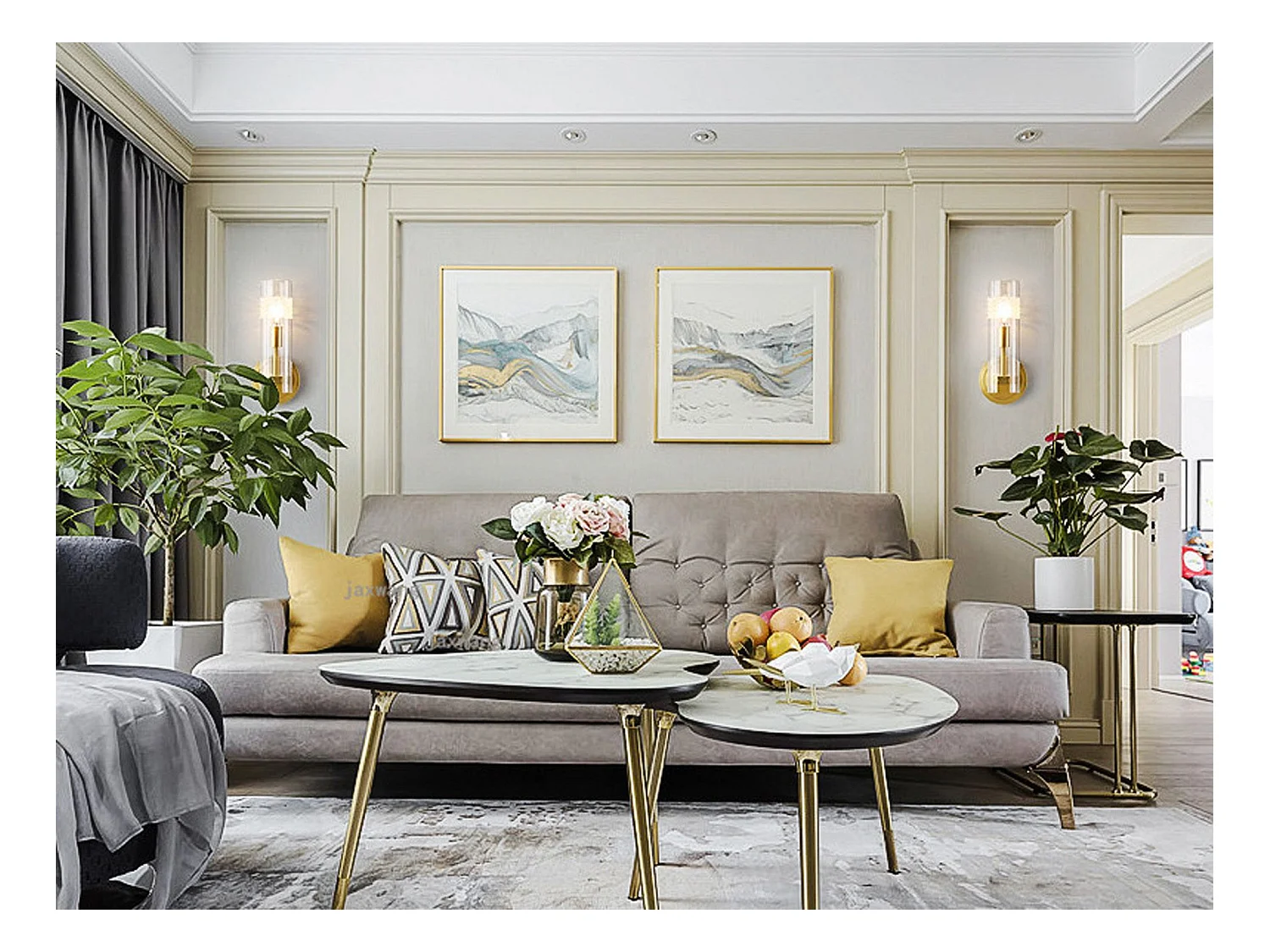 Applique Murale Toolight App1205-1W Gold