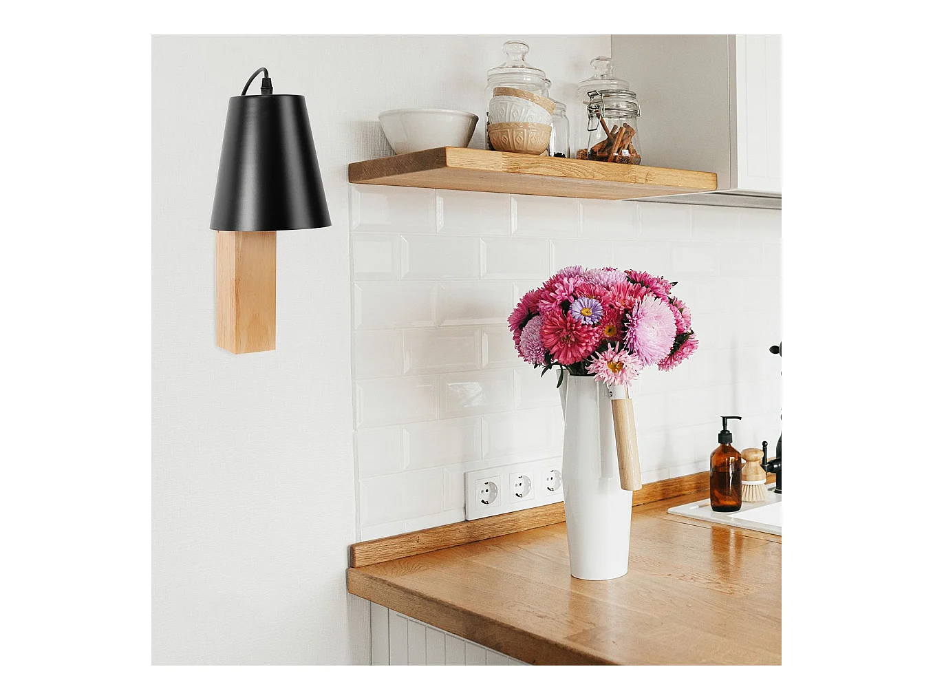 Lámpara De Pared Toolight App1279-1W Black