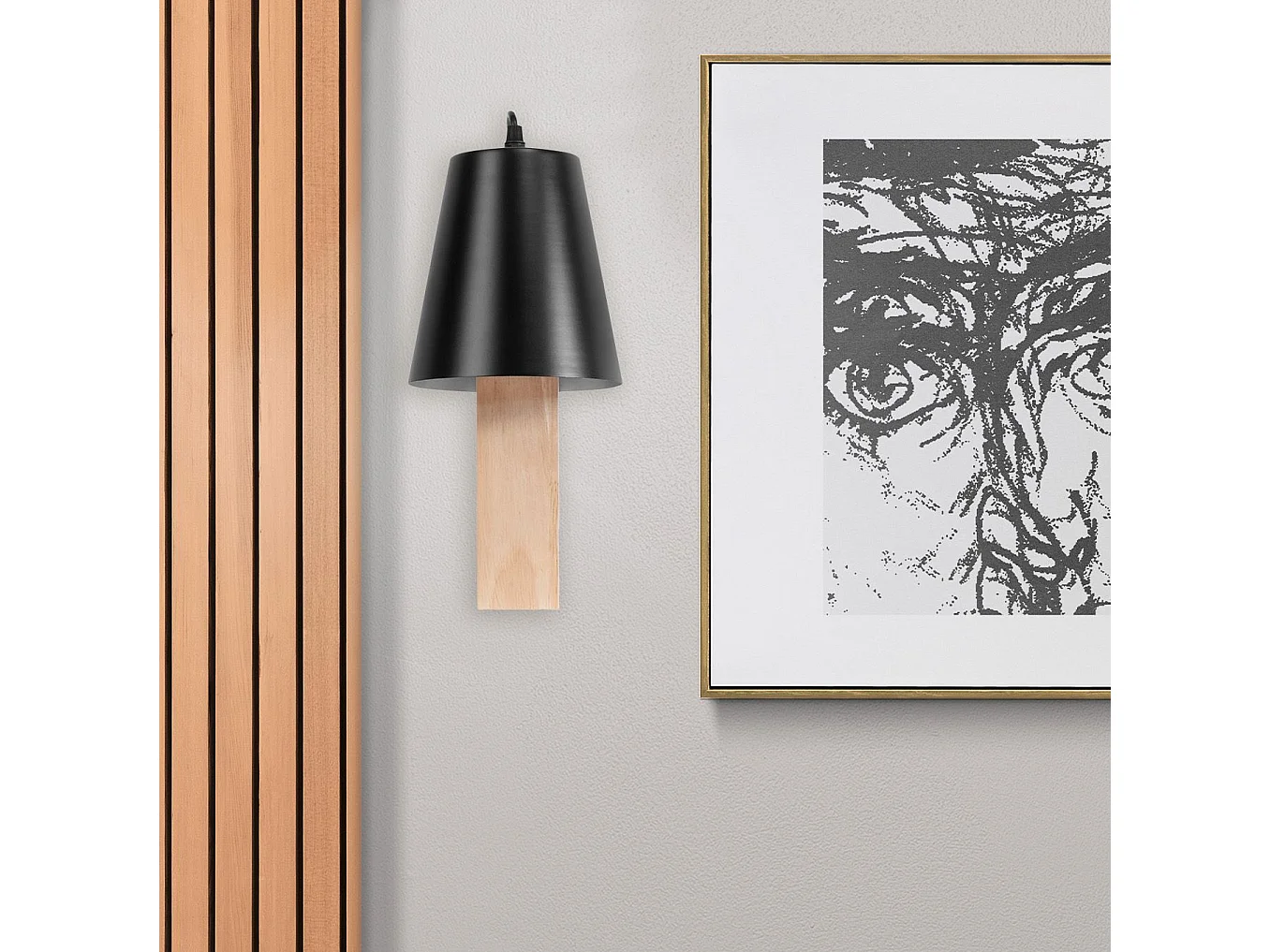 Applique Murale Toolight App1279-1W Black