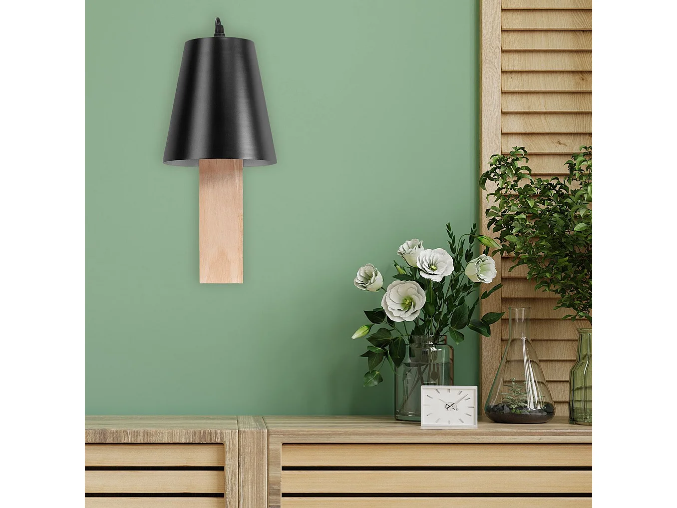 Lámpara De Pared Toolight App1279-1W Black